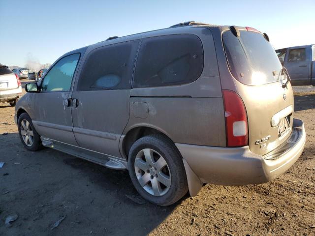 4N2ZN16T22D800243 - 2002 NISSAN QUEST SE TAN photo 2