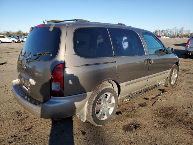 4N2ZN16T22D800243 - 2002 NISSAN QUEST SE TAN photo 3