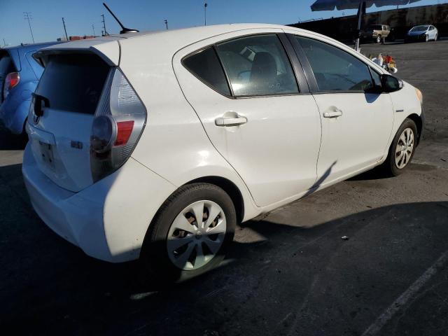 JTDKDTB30D1530443 - 2013 TOYOTA PRIUS C WHITE photo 3