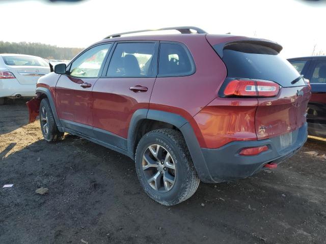 1C4PJMBB7HW536146 - 2017 JEEP CHEROKEE TRAILHAWK RED photo 2