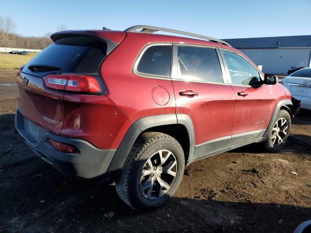 1C4PJMBB7HW536146 - 2017 JEEP CHEROKEE TRAILHAWK RED photo 3