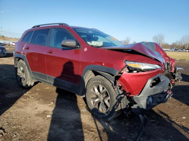 1C4PJMBB7HW536146 - 2017 JEEP CHEROKEE TRAILHAWK RED photo 4