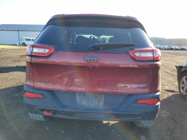 1C4PJMBB7HW536146 - 2017 JEEP CHEROKEE TRAILHAWK RED photo 6