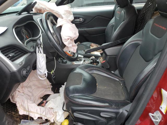 1C4PJMBB7HW536146 - 2017 JEEP CHEROKEE TRAILHAWK RED photo 7