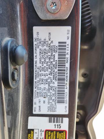 5TELU4EN2AZ689540 - 2010 TOYOTA TACOMA DOUBLE CAB GRAY photo 13