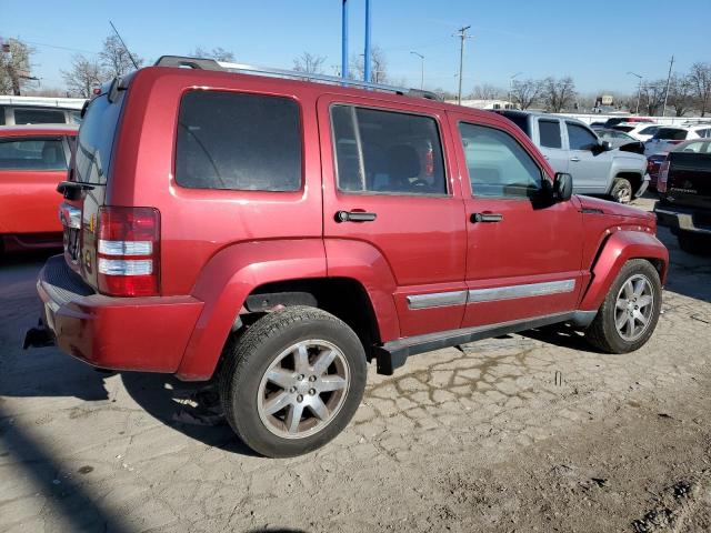 1J4PN5GK9BW502987 - 2011 JEEP LIBERTY LIMITED RED photo 3