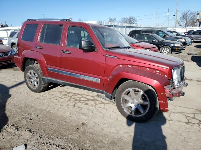 1J4PN5GK9BW502987 - 2011 JEEP LIBERTY LIMITED RED photo 4