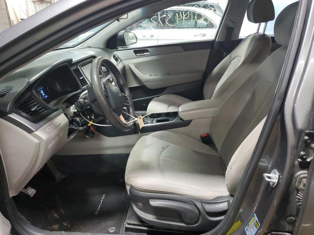 5NPE24AF0JH656147 - 2018 HYUNDAI SONATA SE GRAY photo 7