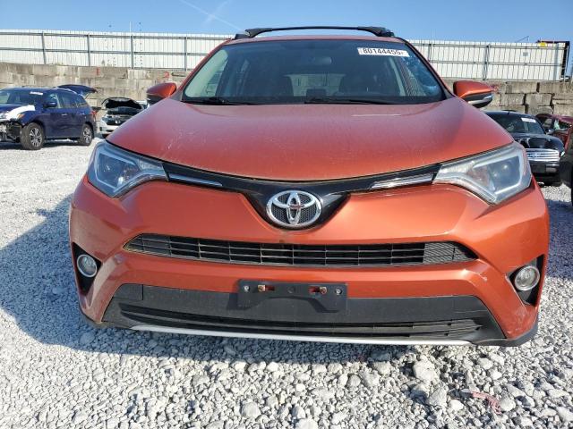 2T3RFREV5GW494859 - 2016 TOYOTA RAV4 XLE ORANGE photo 5