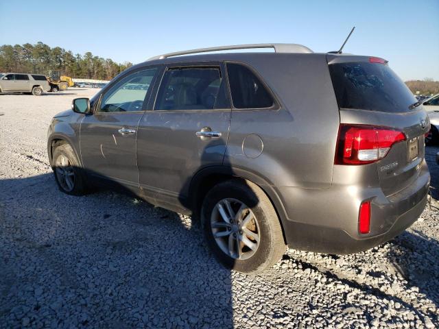 5XYKT3A63FG630019 - 2015 KIA SORENTO LX GRAY photo 2