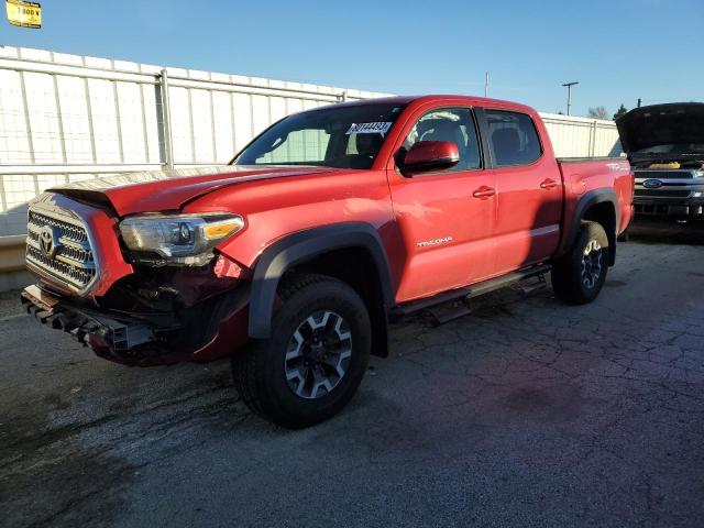 3TMCZ5AN7HM052938 - 2017 TOYOTA TACOMA DOUBLE CAB RED photo 1
