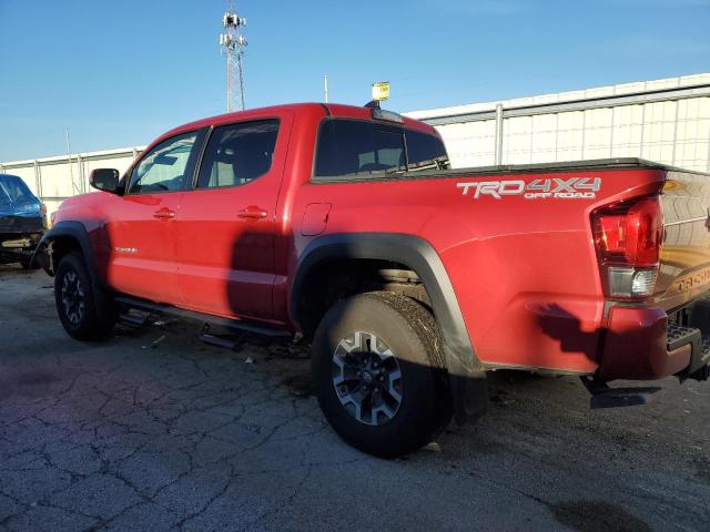 3TMCZ5AN7HM052938 - 2017 TOYOTA TACOMA DOUBLE CAB RED photo 2