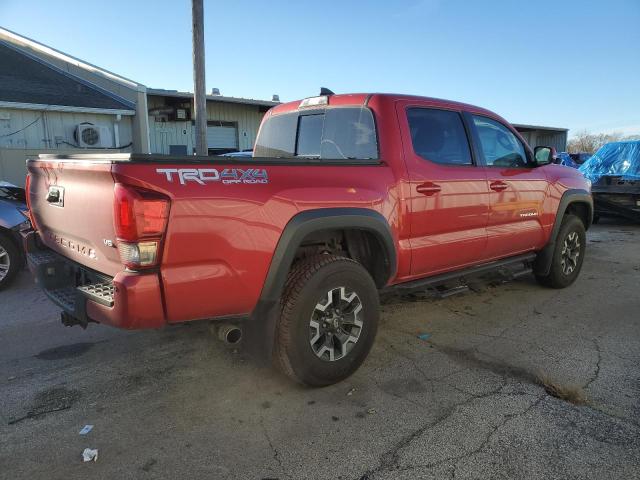 3TMCZ5AN7HM052938 - 2017 TOYOTA TACOMA DOUBLE CAB RED photo 3