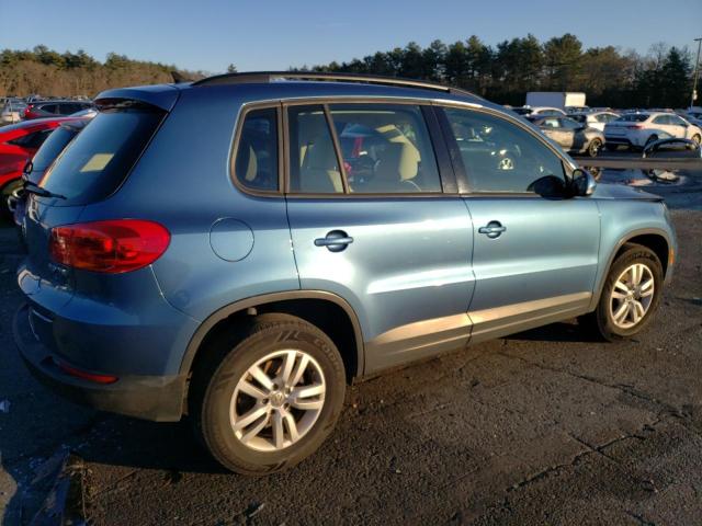 WVGBV7AX3HK023489 - 2017 VOLKSWAGEN TIGUAN S BLUE photo 3