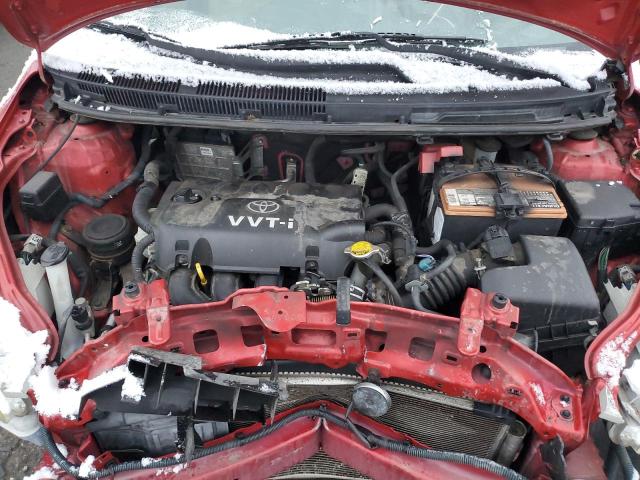 JTDBT923871079191 - 2007 TOYOTA YARIS RED photo 11