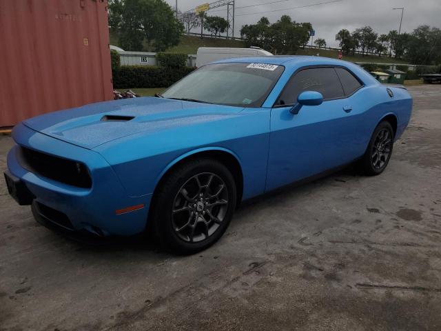 2C3CDZGGXJH316077 - 2018 DODGE CHALLENGER GT BLUE photo 1