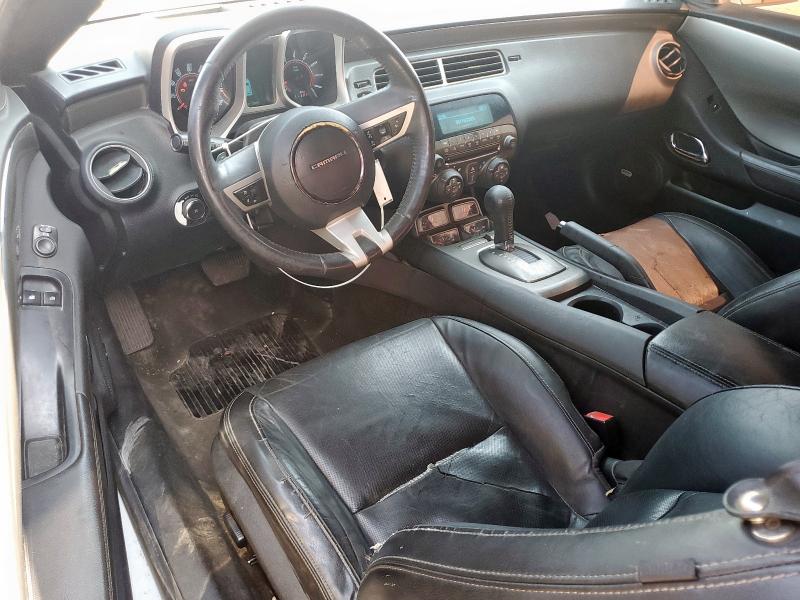 2G1FC1ED6B9100091 - 2011 CHEVROLET CAMARO LT Blanc photo 8