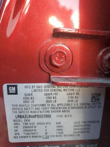 LRBAZLR44PD037880 - 2023 BUICK ENVISION PREFERRED 勃艮第红 照片 13