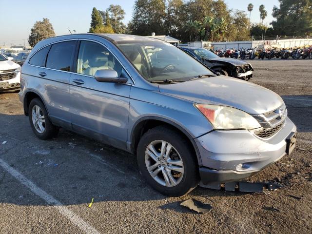 JHLRE3H71AC000099 - 2010 HONDA CR-V EXL BLUE photo 4