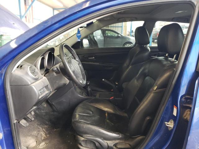 JM1BK343181842439 - 2008 MAZDA 3 HATCHBACK BLUE photo 7