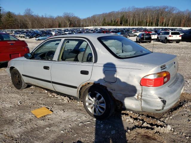 1Y1SK52821Z414800 - 2001 CHEVROLET GEO PRIZM BASE SILVER photo 2