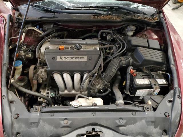 1HGCM56814A164130 - 2004 HONDA ACCORD EX MAROON photo 11