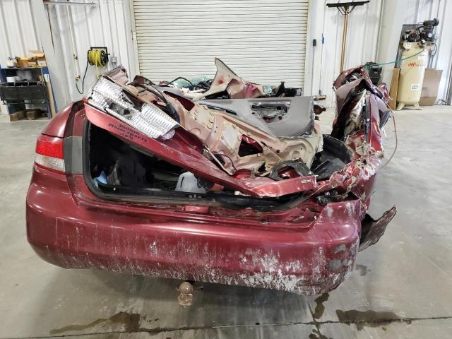 1HGCM56814A164130 - 2004 HONDA ACCORD EX MAROON photo 6