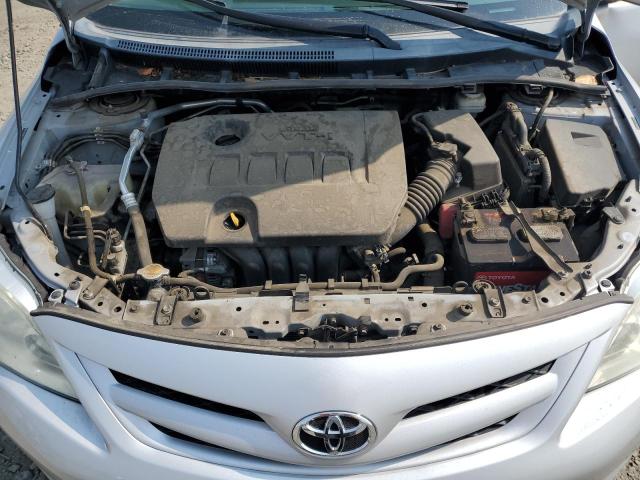 2T1BU4EE3BC603526 - 2011 TOYOTA COROLLA BASE SILVER photo 11