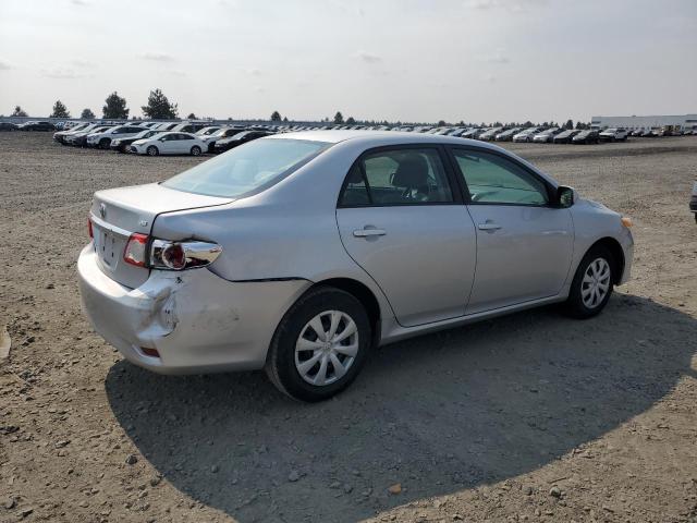 2T1BU4EE3BC603526 - 2011 TOYOTA COROLLA BASE SILVER photo 3