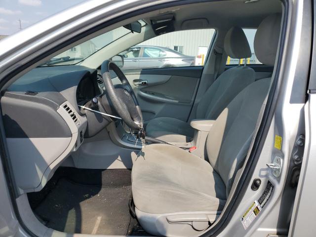 2T1BU4EE3BC603526 - 2011 TOYOTA COROLLA BASE SILVER photo 7