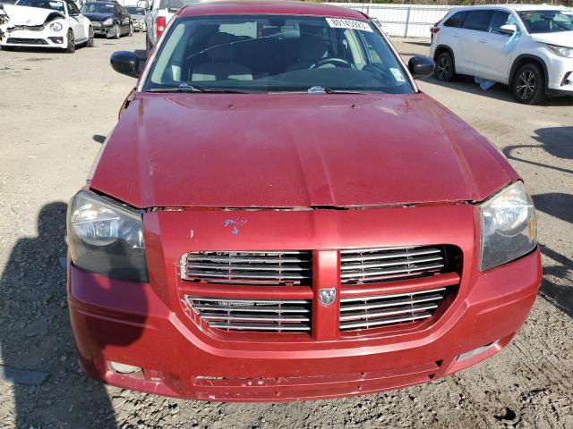 2D4FV47V97H644240 - 2007 DODGE MAGNUM SXT RED photo 5