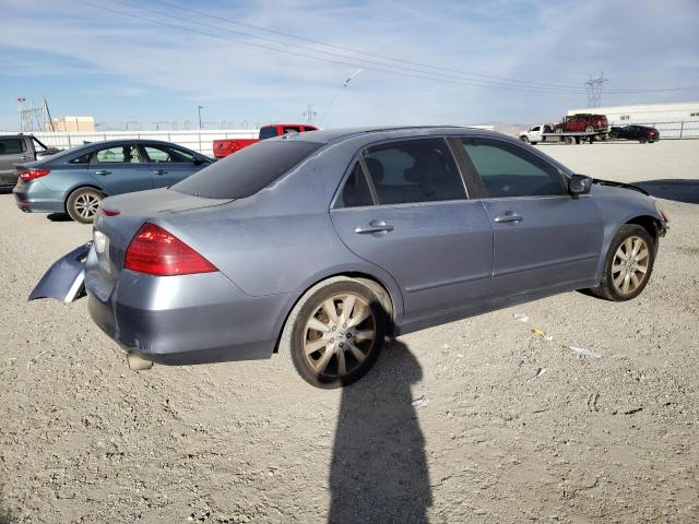 1HGCM66877A003193 - 2007 HONDA ACCORD EX BLUE photo 3