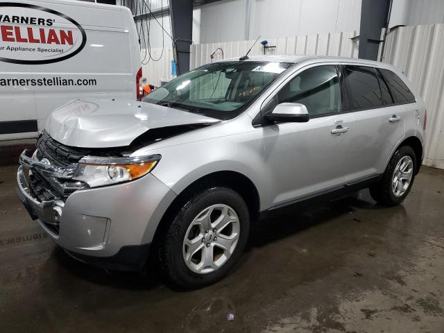 2FMDK3JC5CBA42135 - 2012 FORD EDGE SEL SILVER photo 1