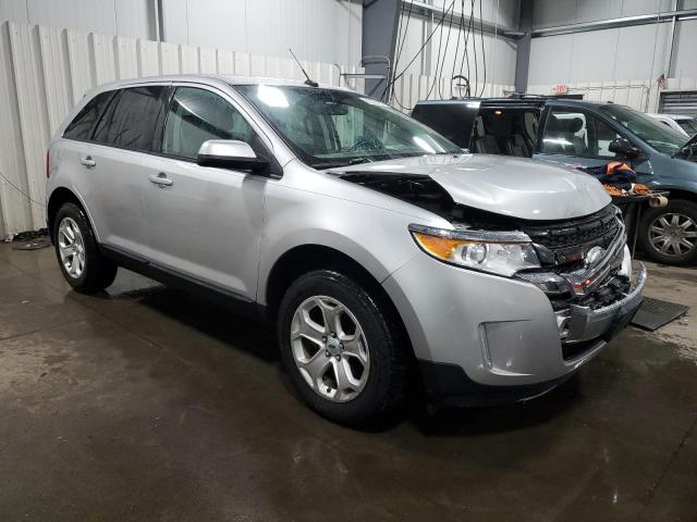 2FMDK3JC5CBA42135 - 2012 FORD EDGE SEL SILVER photo 4