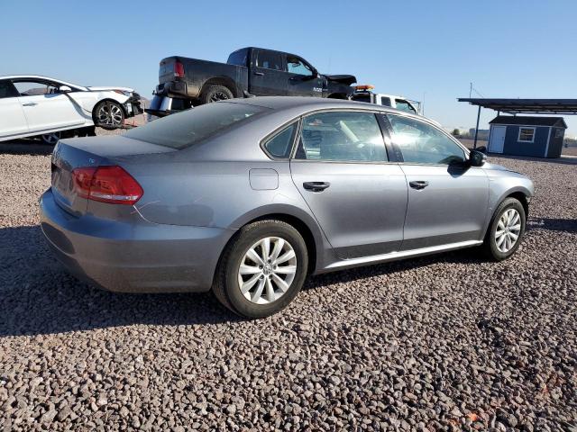 1VWAS7A31FC030595 - 2015 VOLKSWAGEN PASSAT S GRAY photo 3