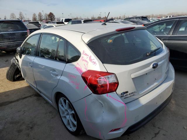 JF1GPAA6XE8223485 - 2014 SUBARU IMPREZA WHITE photo 2