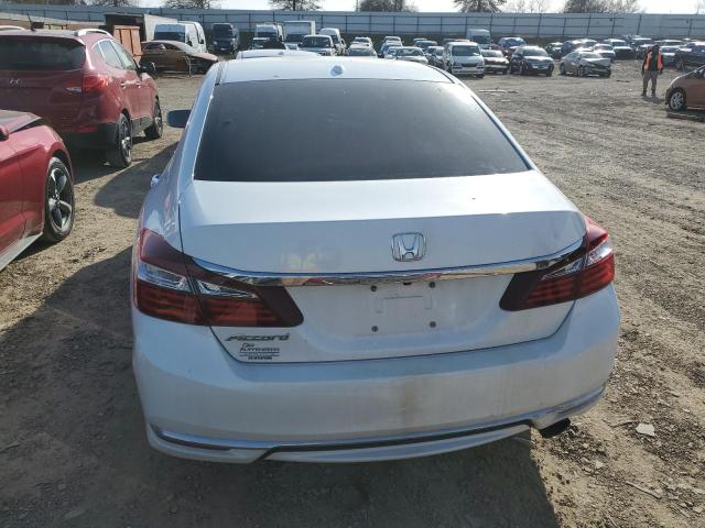 1HGCR2F80GA140440 - 2016 HONDA ACCORD EXL WHITE photo 6