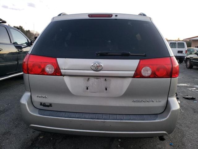 5TDZK23C38S117292 - 2008 TOYOTA SIENNA CE SILVER photo 6