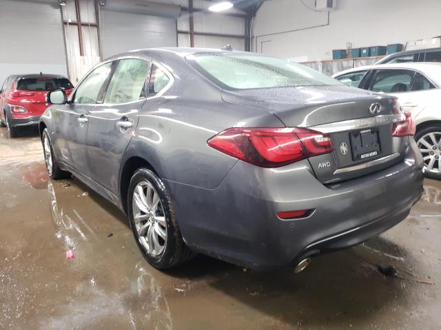 JN1BY1AR9FM560866 - 2015 INFINITI Q70 3.7 GRAY photo 2