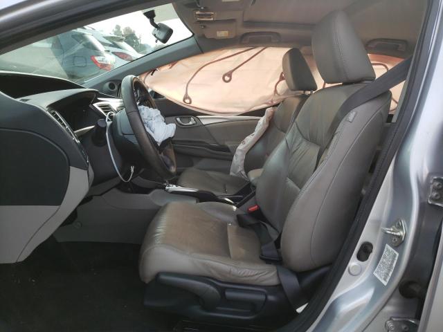 19XFB2F91DE261978 - 2013 HONDA CIVIC EXL ვერცხლისფერი ფოტო 7