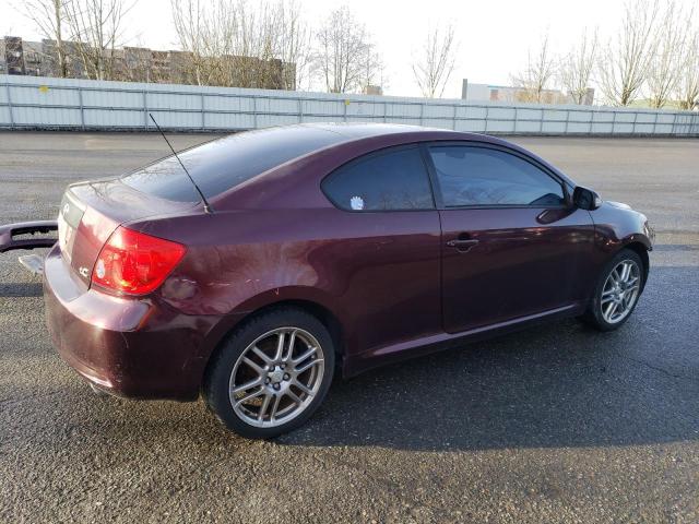 JTKDE167260117044 - 2006 TOYOTA SCION TC MAROON photo 3