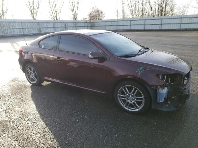 JTKDE167260117044 - 2006 TOYOTA SCION TC 栗色 照片 4
