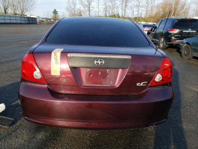 JTKDE167260117044 - 2006 TOYOTA SCION TC 栗色 照片 6