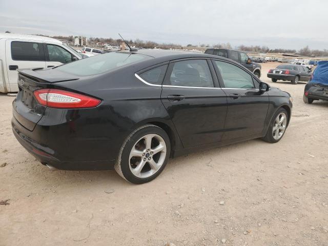 3FA6P0H71GR323111 - 2016 FORD FUSION SE BLACK photo 3