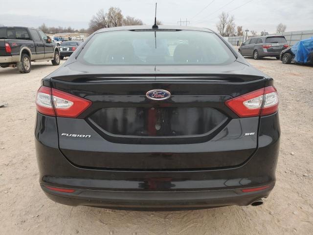 3FA6P0H71GR323111 - 2016 FORD FUSION SE BLACK photo 6