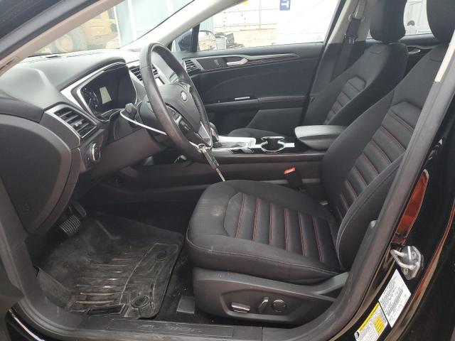 3FA6P0H71GR323111 - 2016 FORD FUSION SE BLACK photo 7