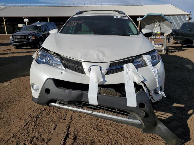 2T3YFREV0EW102203 - 2014 TOYOTA RAV4 LIMITED WHITE photo 5