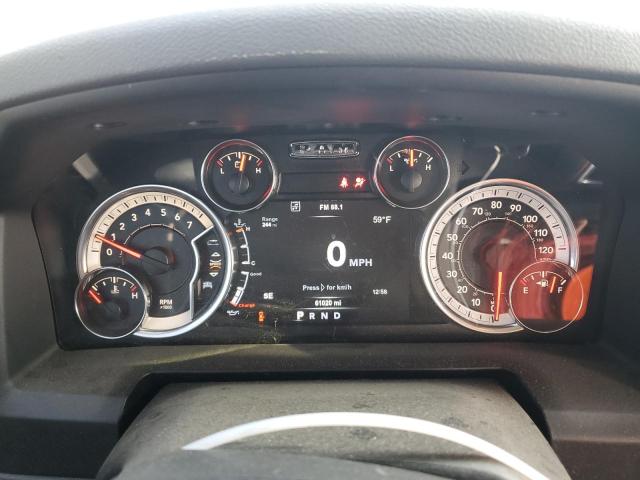 1C6RR7LT5JS233655 - 2018 RAM 1500 SLT WHITE photo 9