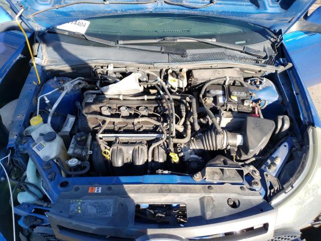 1FAHP3GN3AW263265 - 2010 FORD FOCUS SES BLUE photo 11