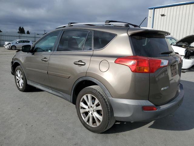 2T3YFREV9DW021439 - 2013 TOYOTA RAV4 LIMITED TAN photo 2
